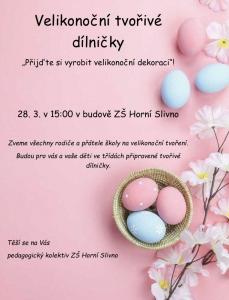 Velikonoční tvořivé dílničky