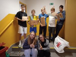 Výroba kuchyňských prkének v 8. třídě